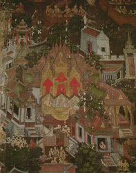 Födelse av en prins, Wat Suthat, Bangkok