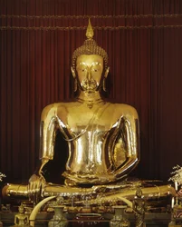 Buddhabild (guld)