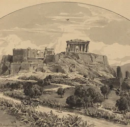 Akropolis från väster