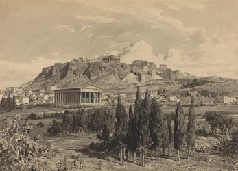 Hefaistos tempel, 1890.
