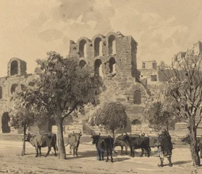 Herodes Atticus teater, 1890.