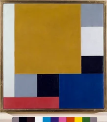 Komposition 22 Målning av Theo Van Doesburg (1883-1931) 1920 Eindhoven, Stedelijk Van Abbemuseum