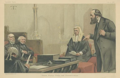 Lords Northbrook, Granville, Selbourne och Salisbury