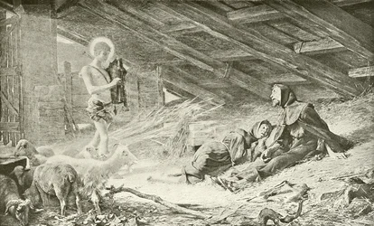 Visionen av den helige Franciskus (gravyr)