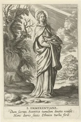 Heilige Emerentiana från Rom St. Emmerantiana (titel på objekt) Feminine heiligen (serietitel) Mirror Illuminated Virgin (serietitel)