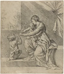 Maria med Kristus och Johannes Döparen