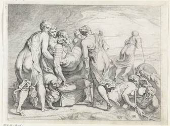 Faiaken tar med den sovande Odysseus till Ithaka The Labours of Odysseus (serietitel)