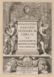 Titelsida för Agostino Mascardi, Silvarium Libri IV