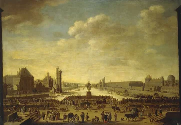 Utsikt över Paris från Point de la Cite,