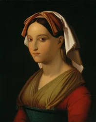 Porträtt av Vittoria Caldoni