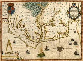 Americae Pars, Nunc Virginia... (Karta över Virginia)