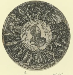 Porträtt av William I, Prince of Orange De Hoopman van Weisheyt / Le Capitaine Prudent (titel på objekt)