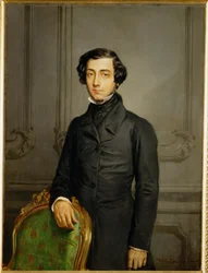 Alexis de Tocqueville, statsman (målning på duk)
