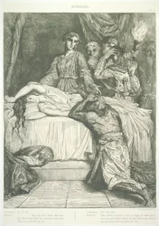 Plansch 14 (Akt V, scen II), ur Othello: Femton etsningar