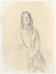 Porträtt av Madame Gabrielle Marcotte de Quivières