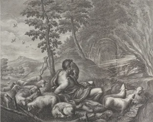 Jakob vaktar Labans hjord, 1613-24.