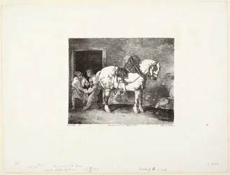 A  Horse being Shod (En häst som skos)