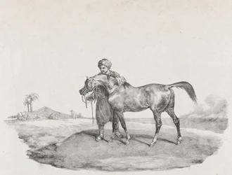 En arabisk häst, 1821