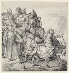 Vagn full av sårade soldater (A Wagon Full of Wounded Soldiers)