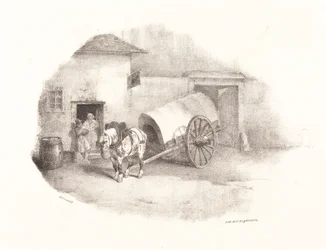 Vagnhäst ut ur Limons