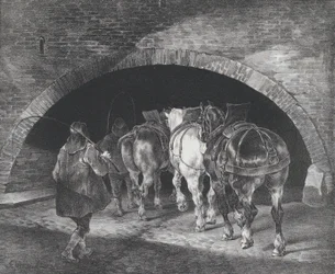 Ingången till Adelphi Wharf, 1821