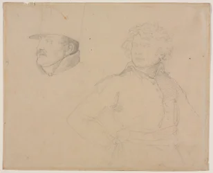 Géricault - Studie av två soldater, 1818-1819