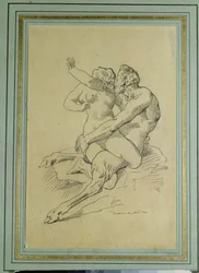 Nymf och Satyr