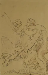 Nymf och Satyr