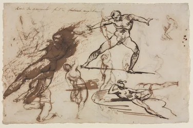 Ark med skisser (recto)