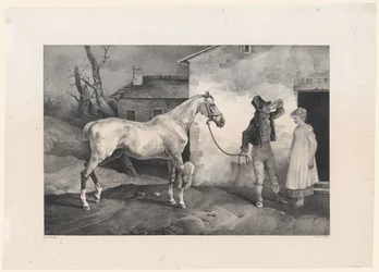 En gammal häst vid dörren till ett värdshus (An Old Horse at the Door of an Inn)