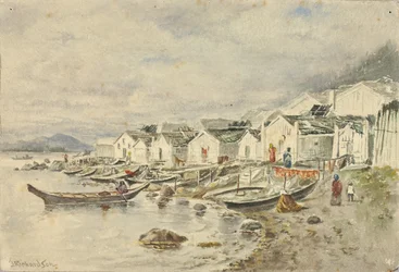 Infödingsbyn Ranch, Sitka, 1884