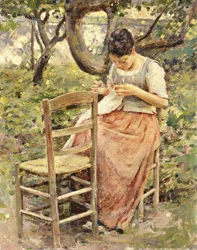 Sömmerskan, ca 1891