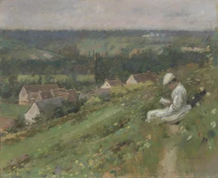 The Valley of Arconville, ca 1887