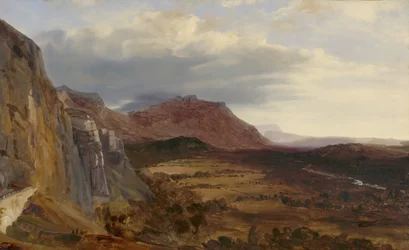 Utsikt över Saleve, nära Genève, 1834.
