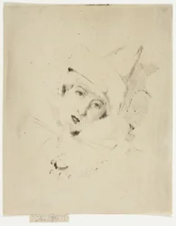Pierrot, Porträtt av damen A.C.