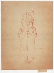 Pierrot en Pied, Porträtt av damen A.C.