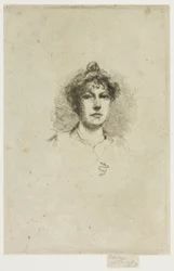 Porträtt av fröken Edith Austin