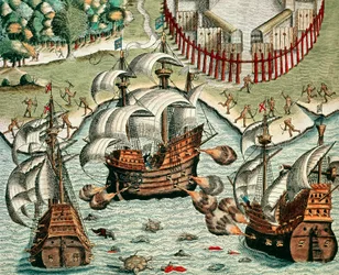 Strid mellan fransmän och portugisiska utanför Buttugar