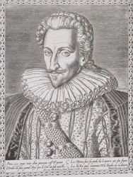 Henri IV (1553-1610) som kung av Navarra, 1589
