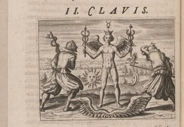 Illustration för Tripus Avrevs, det vill säga tre avhandlingar av utvalda kemister.., 1618