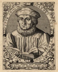 Johannes Aventinus, bayersk historiker.
