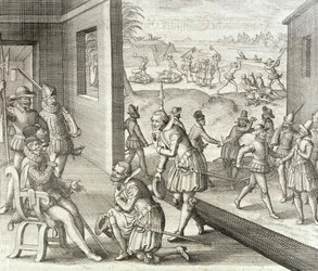 The Spanish Capture Fort Caroline, 1565, från 