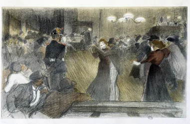 Bolla - teckning av Steinlen
