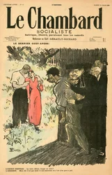 Omslag till "" The socialist Chambard "", Satirical in Colors