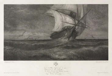Fantomskeppet, eller på vågorna, 1872.