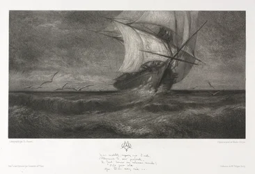Fantomskeppet, eller på vågorna, 1872.
