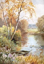 Höst på Ouse (akvarell)
