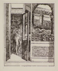 Coffee Bar, 1900-talet (etsning)