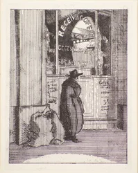 Paketkontor, 1900-talet (etsning)