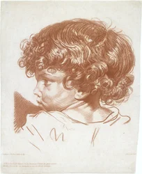 Studie, Head of a Boy, ca. 1777.